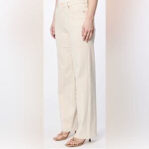 Dear John Taylor Straight Leg Mid Rise Jeans In Sand Stripe Size 27